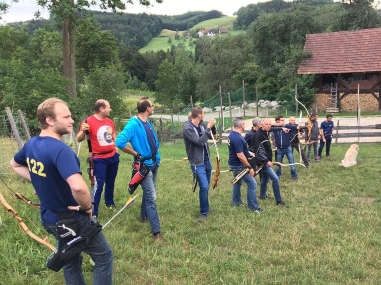 Abschlussübung „Bogenschiessen“